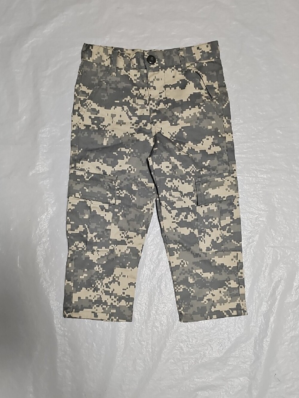 Trooper Kid Size 2 Digital Camo Pant Military Outdoor Cargo Tactical w/Pockets